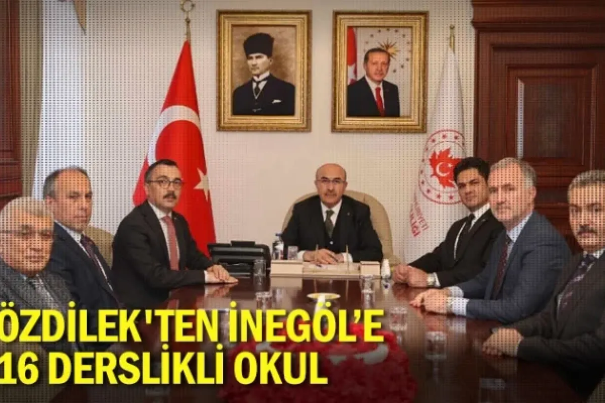 Özdilek'ten İnegöl'e 16 derslikli okul
