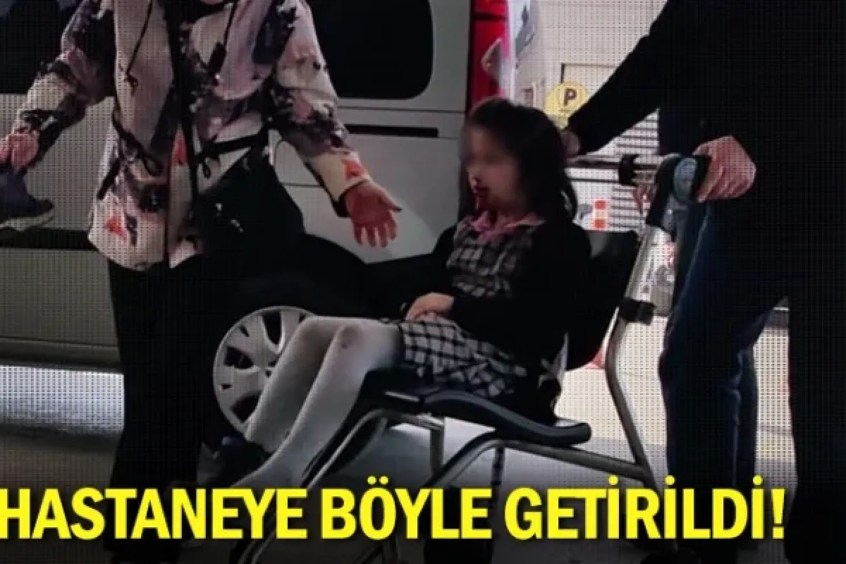 Hastaneye böyle getirildi!