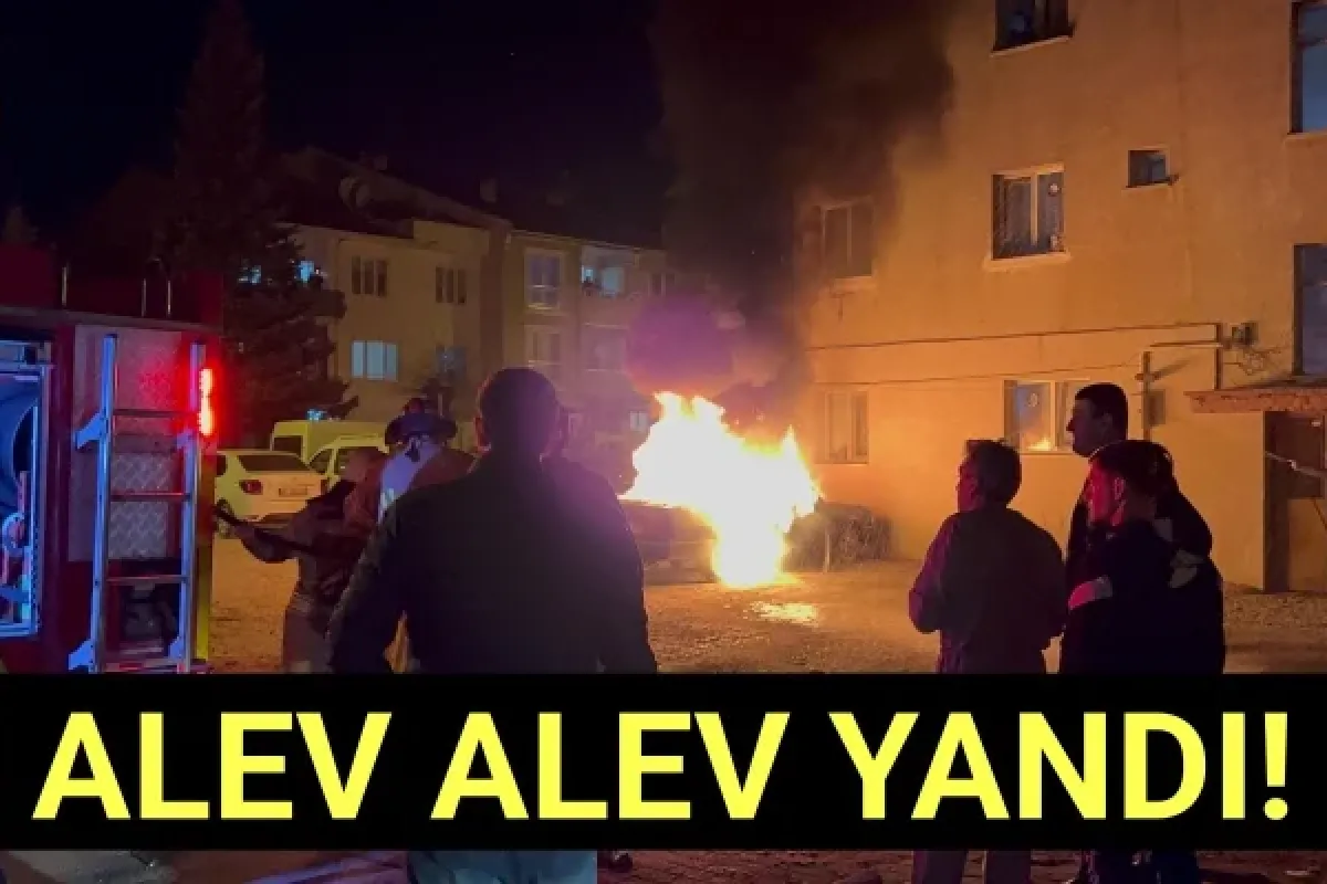 Alev alev yandı!