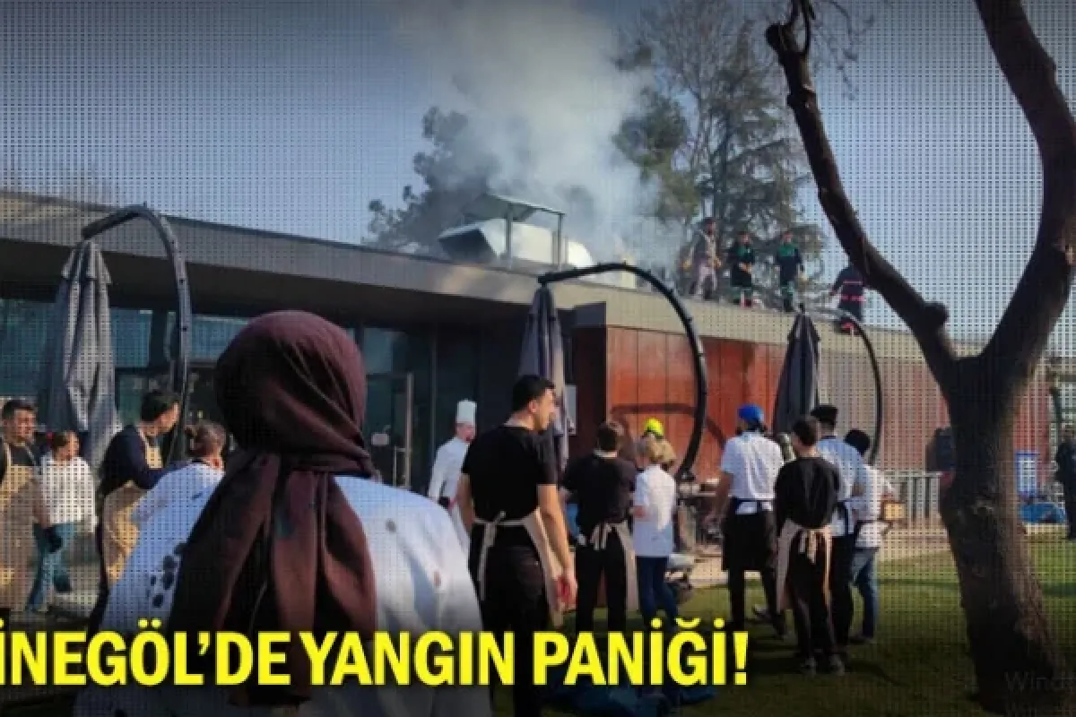 İnegöl'de yangın paniği!