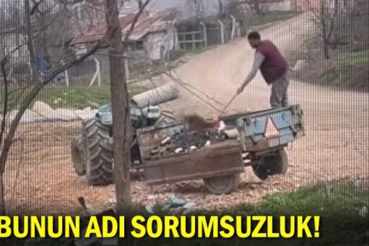 Bunun adı sorumsuzluk!