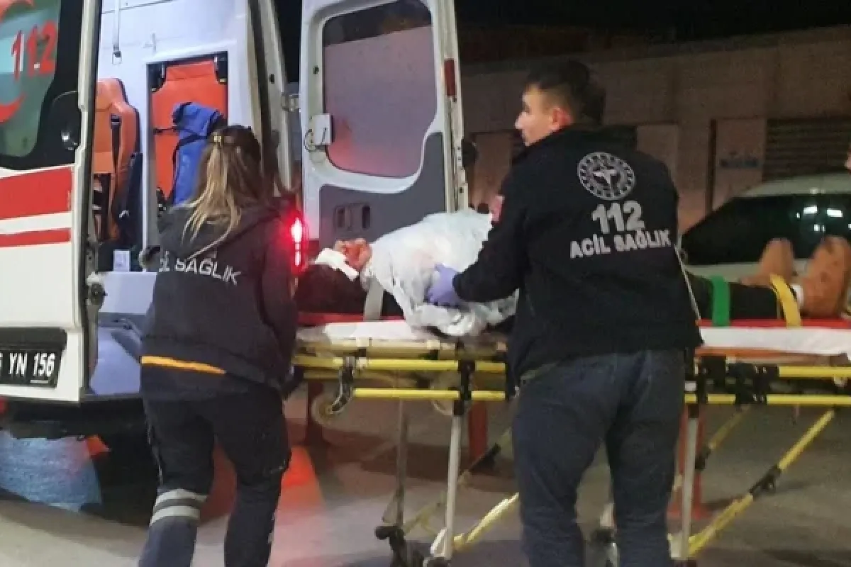 İnegöl'de feci kaza! Araç yan yatıp metrelerce sürüklendi
