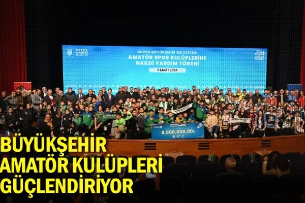 Büyükşehir, amatör kulüpleri güçlendiriyor