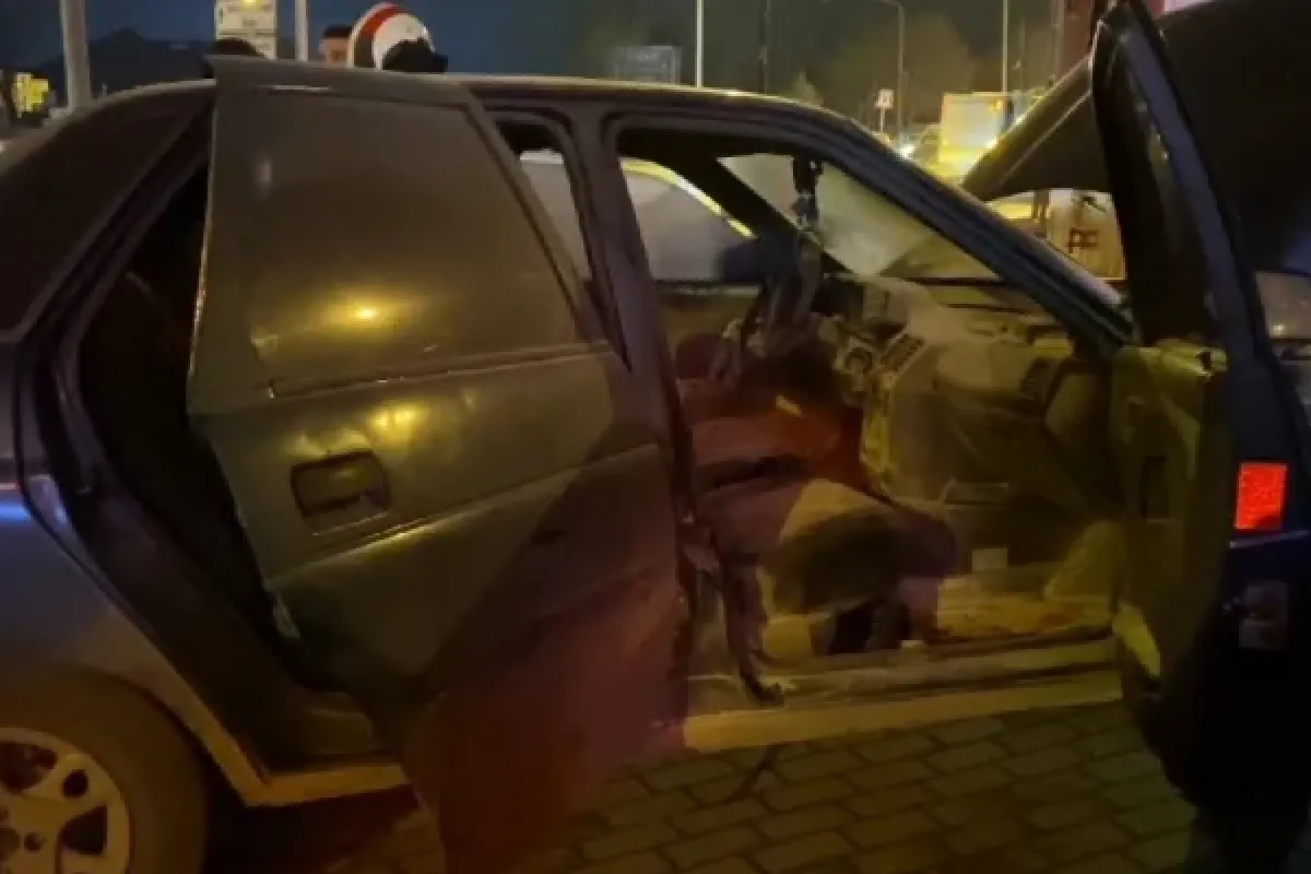 Seyir halinde yandı!