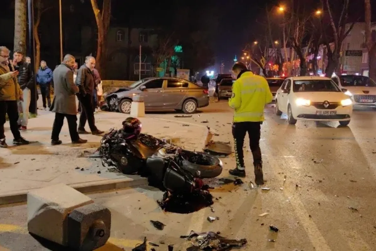 İnegöl'de feci kaza!