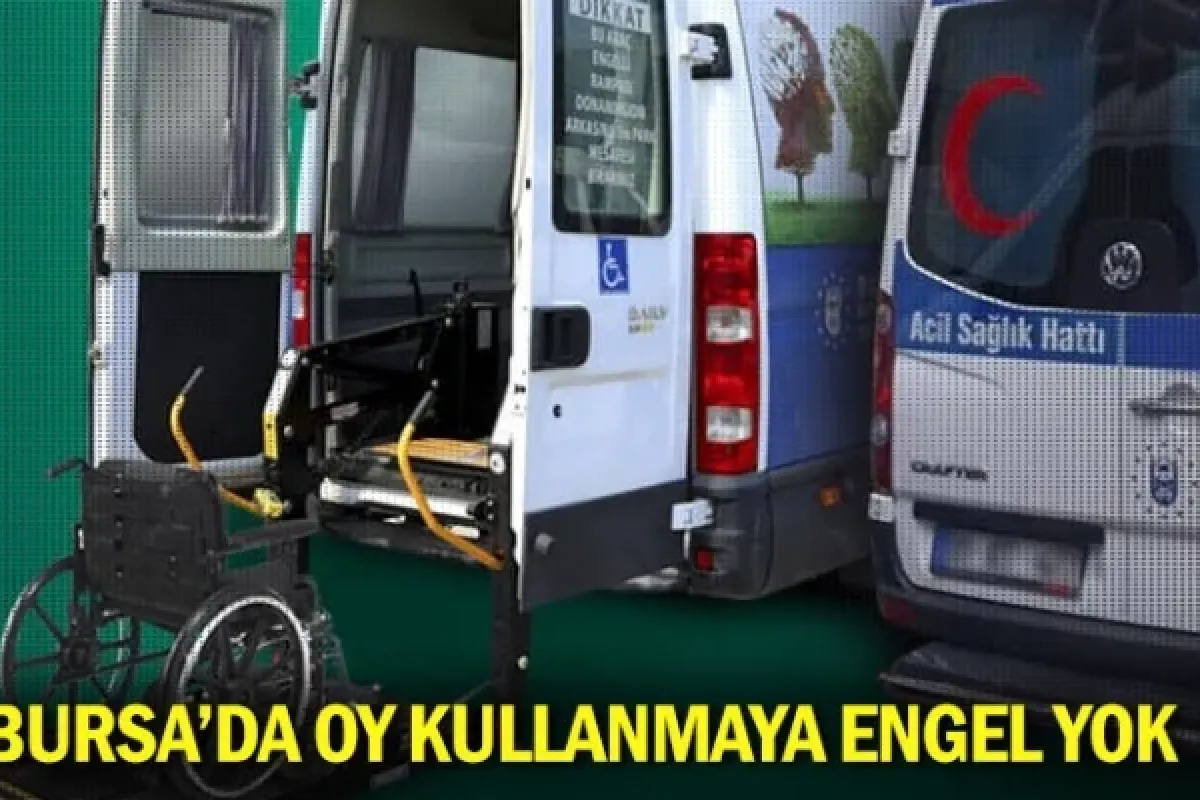 Bursa’da oy kullanmaya engel yok
