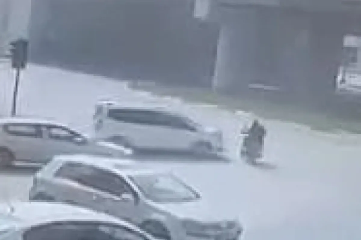 Kaza anı kamerada