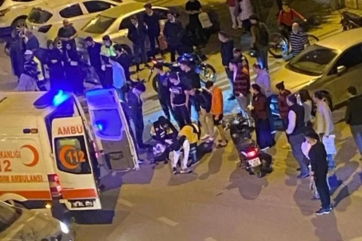 İnegöl'de korkutan kaza