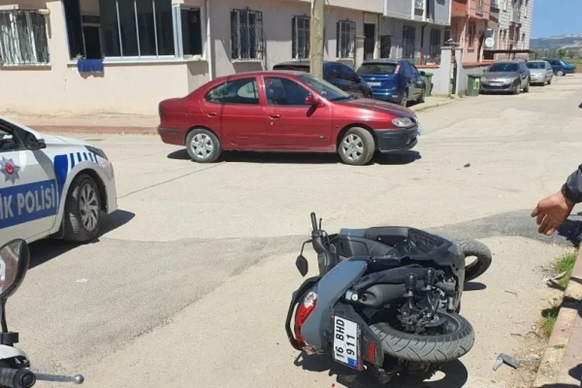Mesudiye'de korkutan kaza