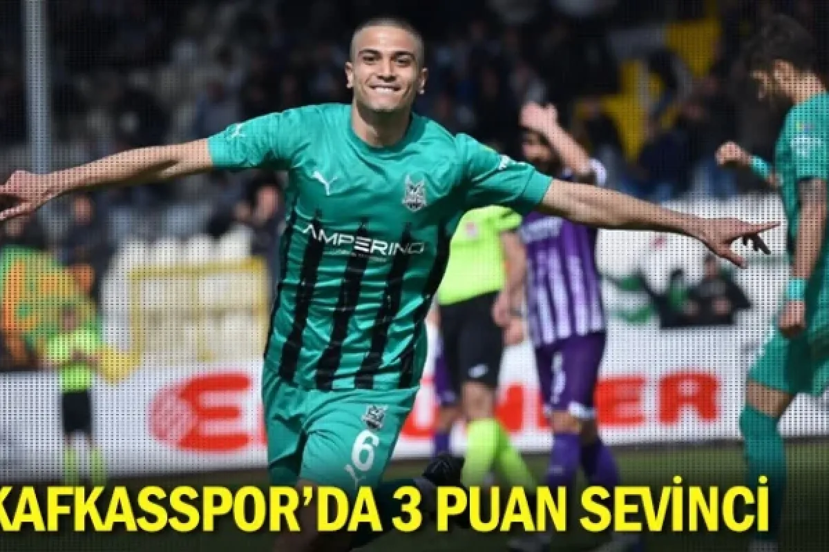 Kafkasspor'da 3 puan sevinci