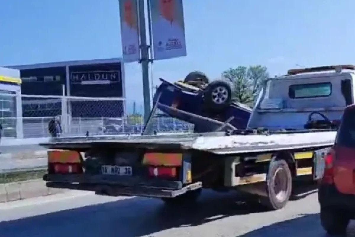 Alanyurt yolunda kaza