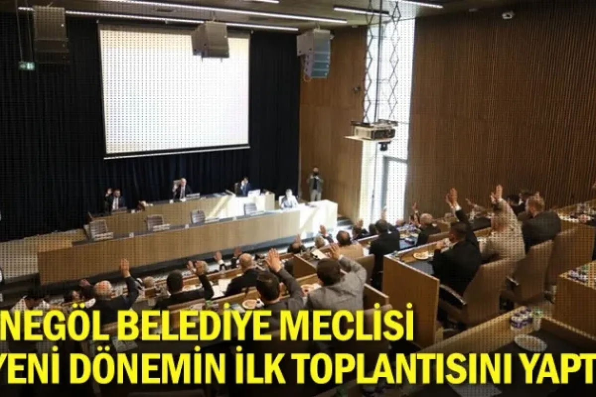 İnegöl Belediye Meclisi, yeni dönemin ilk toplantısını yaptı