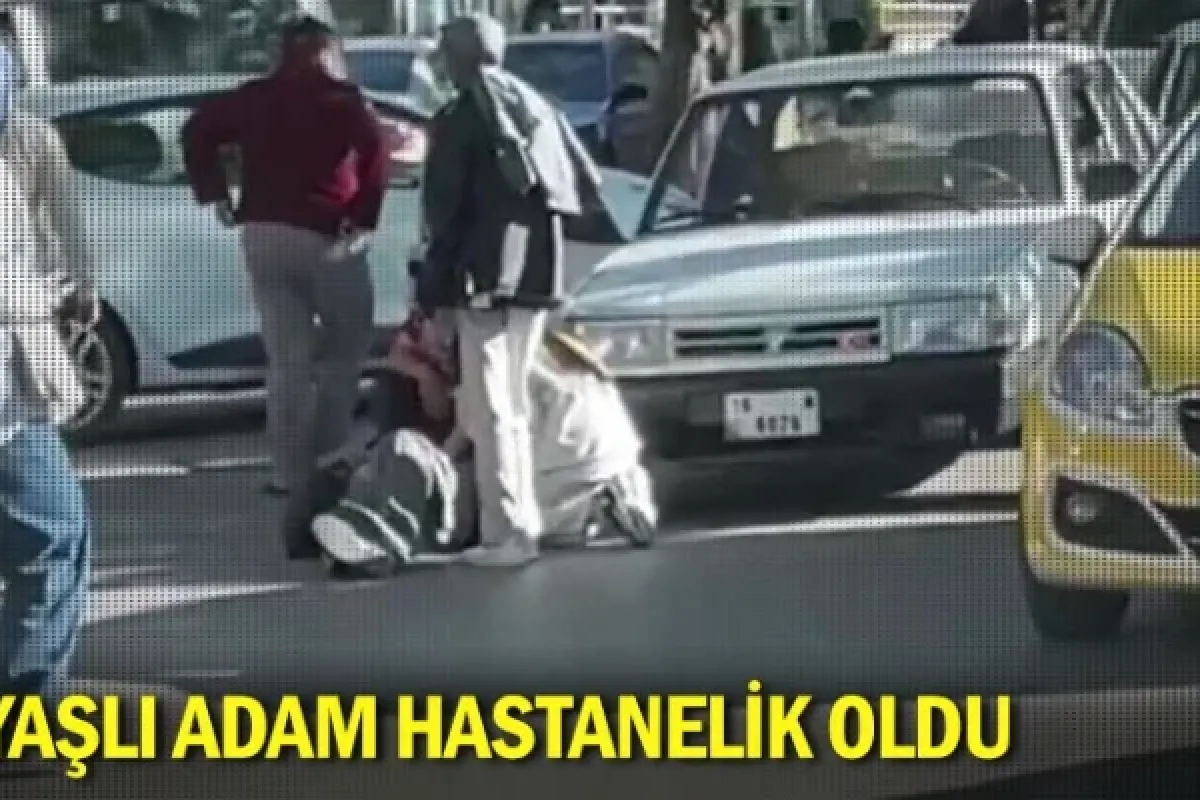 Yaşlı adam hastanelik oldu