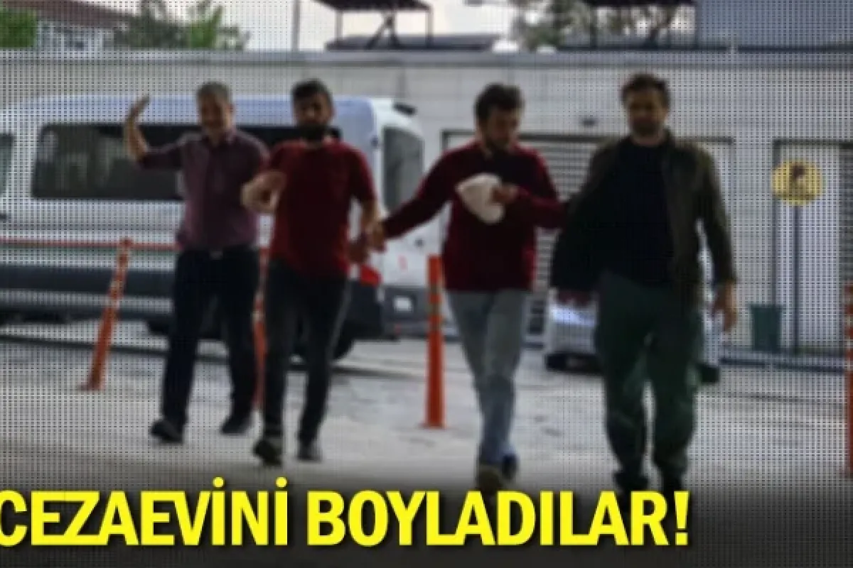 Cezaevini boyladılar!