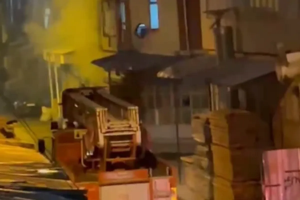 İnegöl mobilya sanayiinde yangın