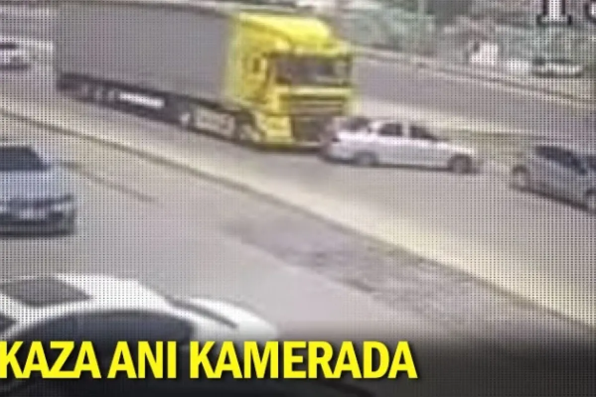 Kaza anı kamerada
