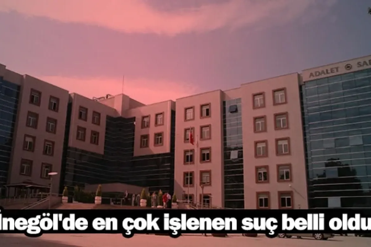 İnegöl'de en çok işlenen suç belli oldu
