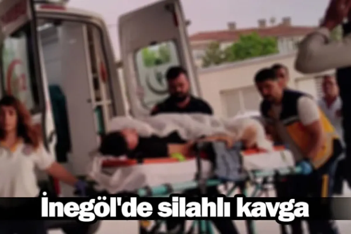 İnegöl'de silahlı kavga
