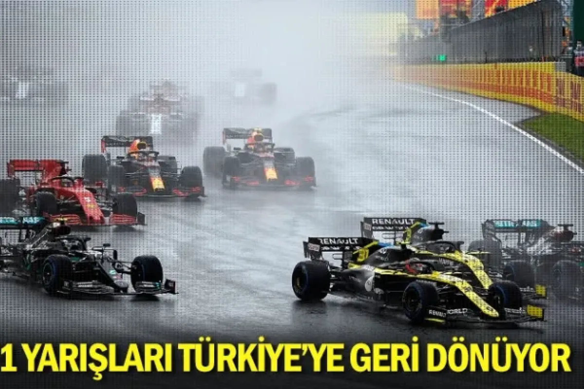 F1 yarışları Türkiye’ye geri dönüyor