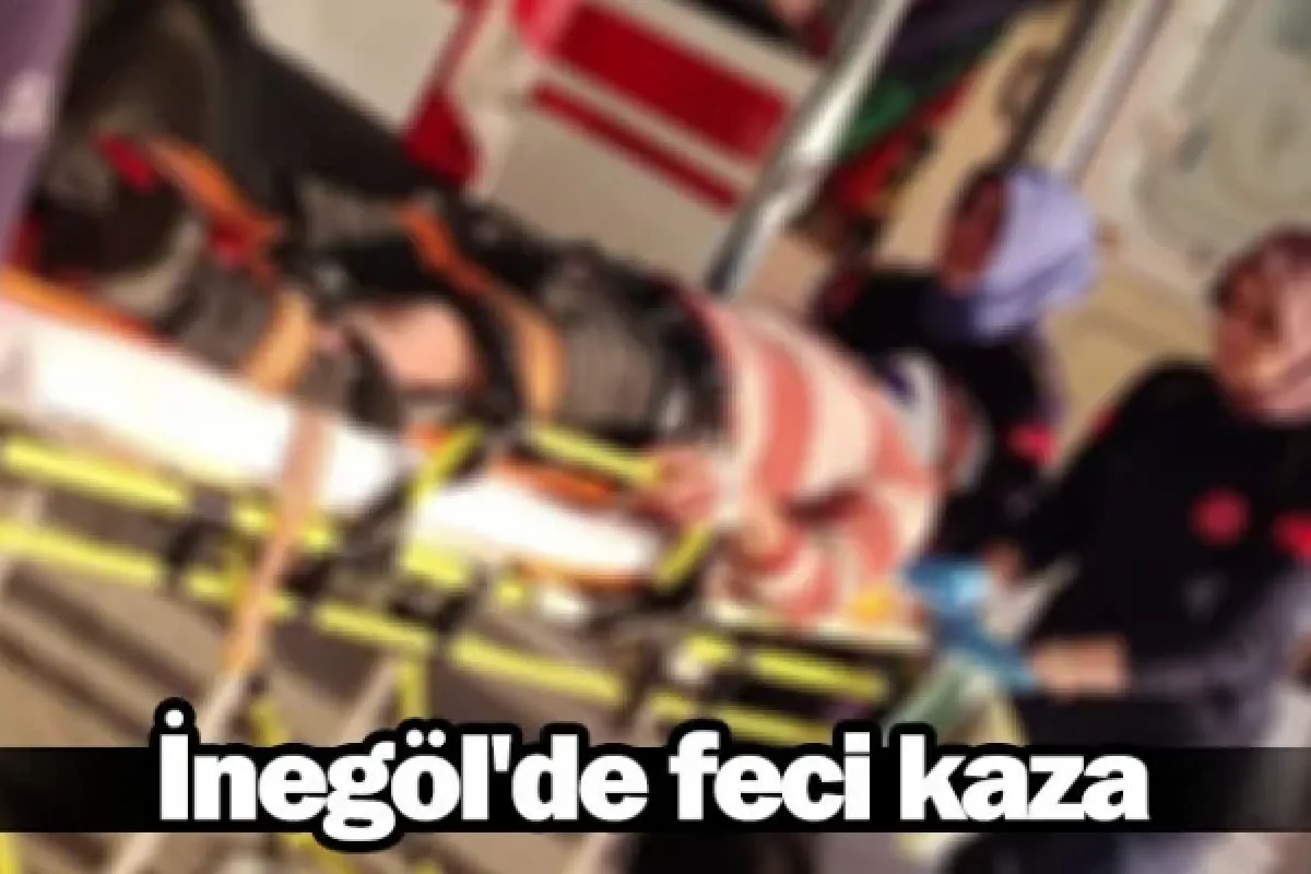 İnegöl'de feci kaza