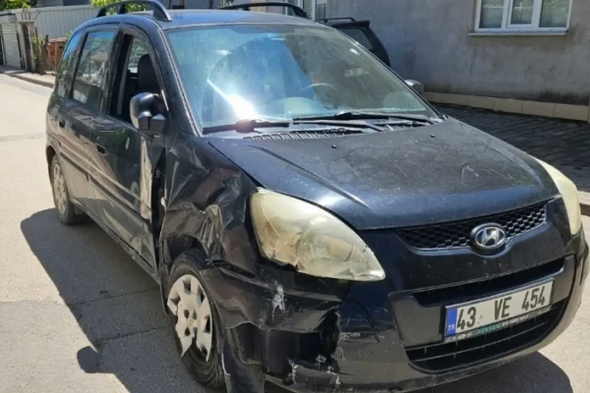 İnegöl'de korkutan kaza