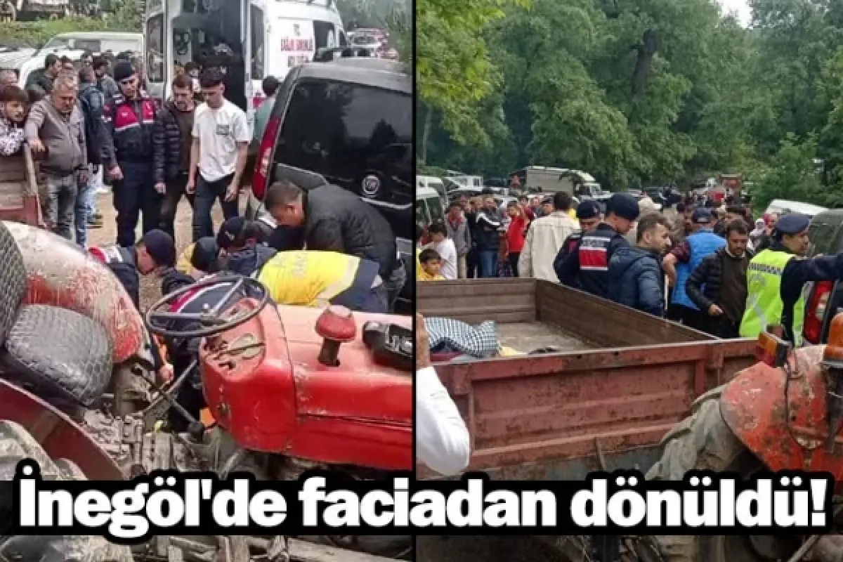 İnegöl'de faciadan dönüldü!