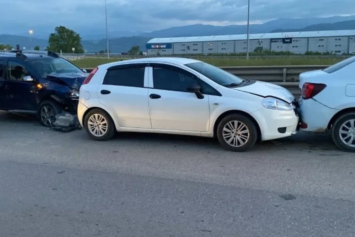 İnegöl'de zincirleme kaza