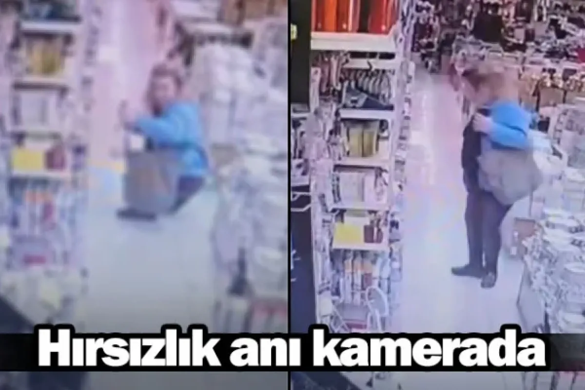 Hırsızlık anı kamerada