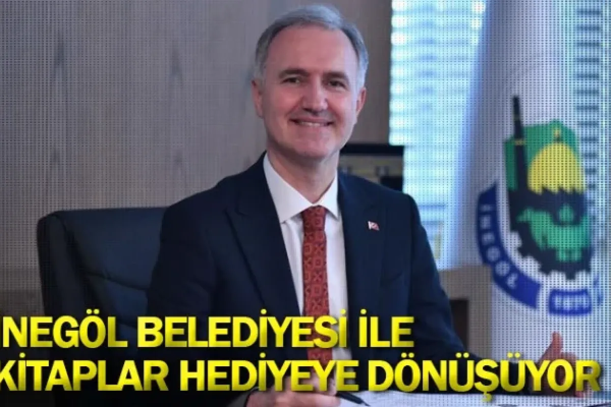 İnegöl Belediyesi ile kitaplar hediyeye dönüşüyor
