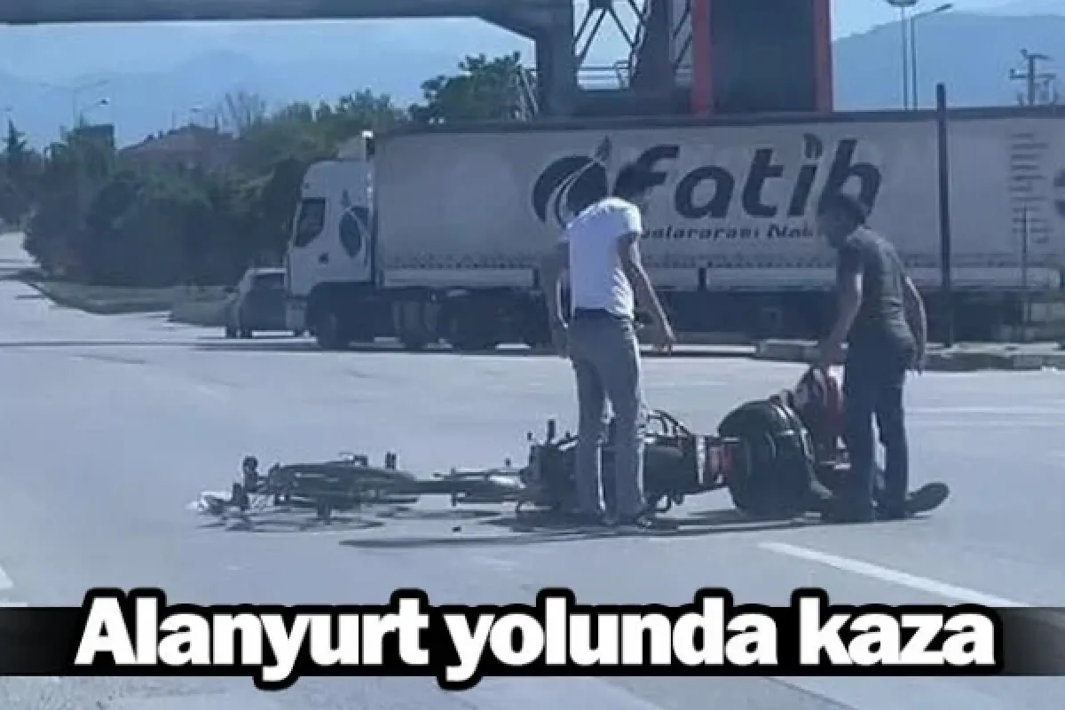 Alanyurt yolunda kaza