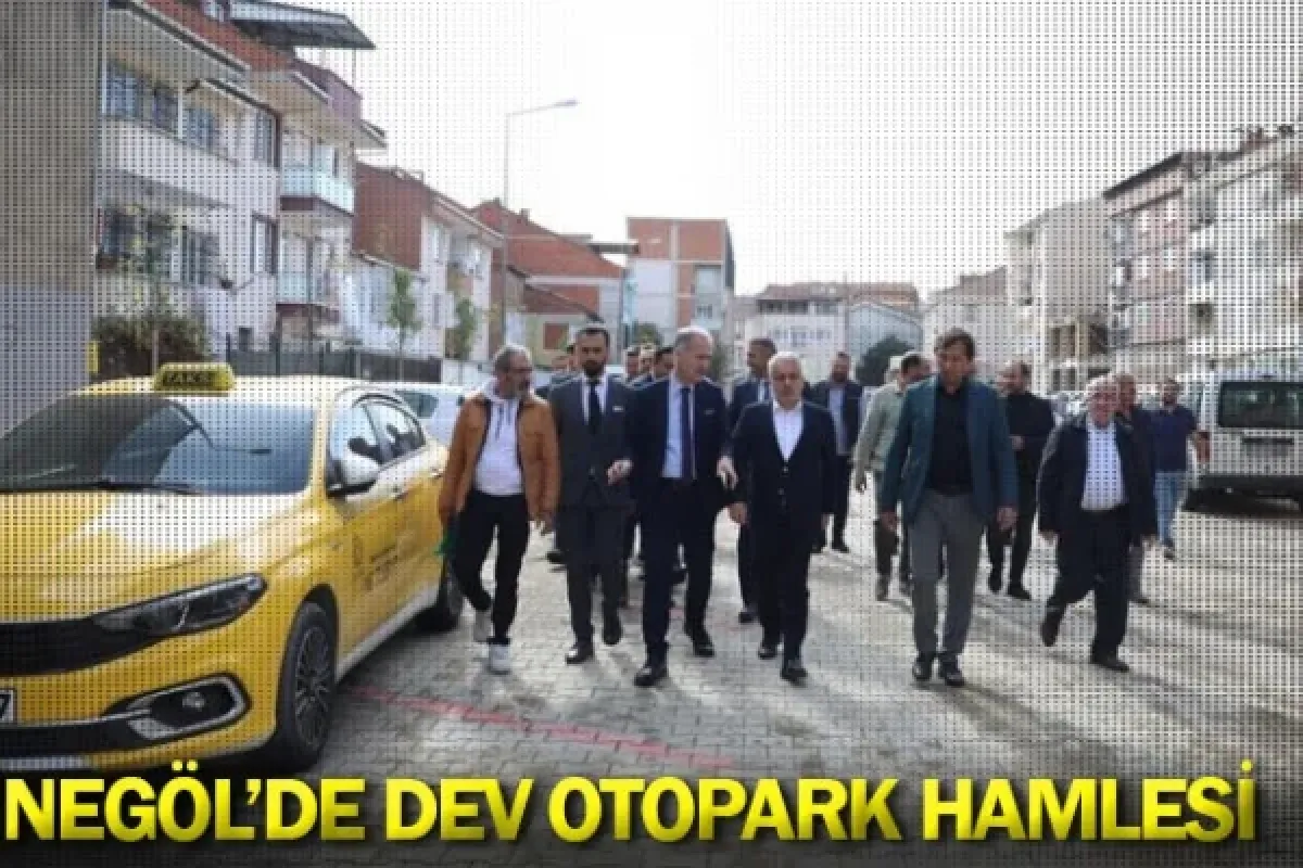 İnegöl’de Dev Otopark Hamlesi