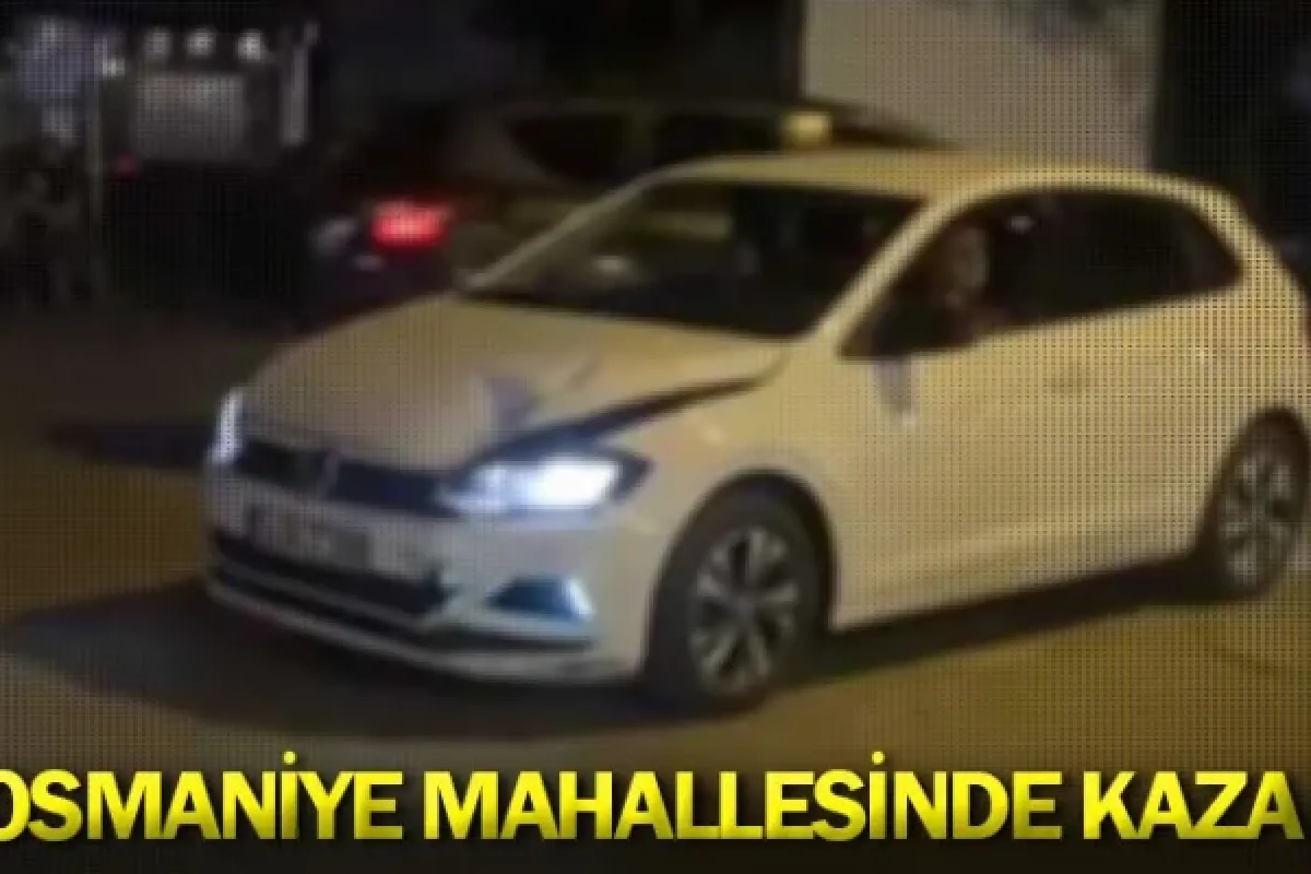 Osmaniye Mahallesinde Kaza