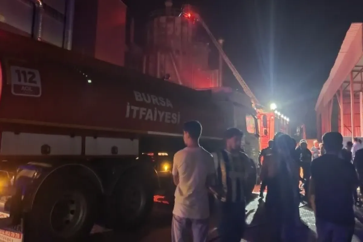İnegöl'de korkutan yangın
