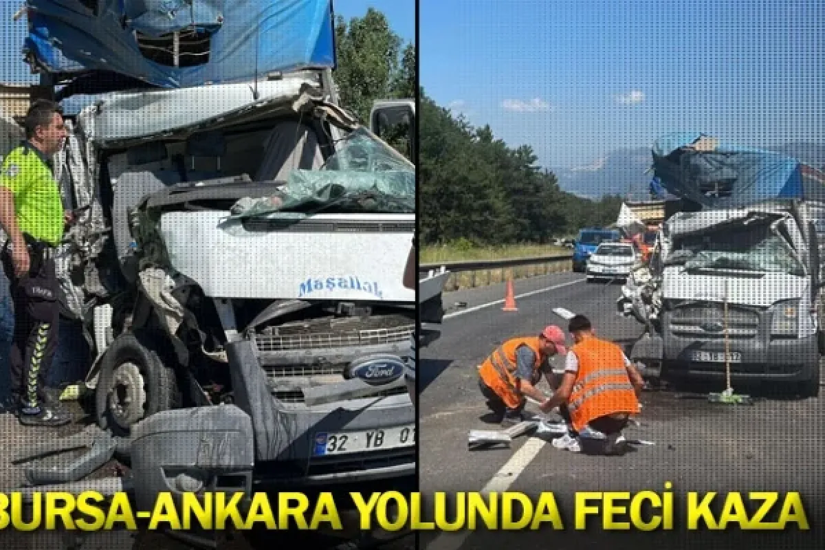 Bursa-Ankara yolunda feci kaza