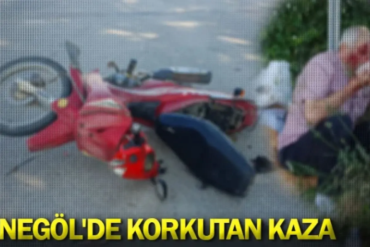 İnegöl'de korkutan kaza
