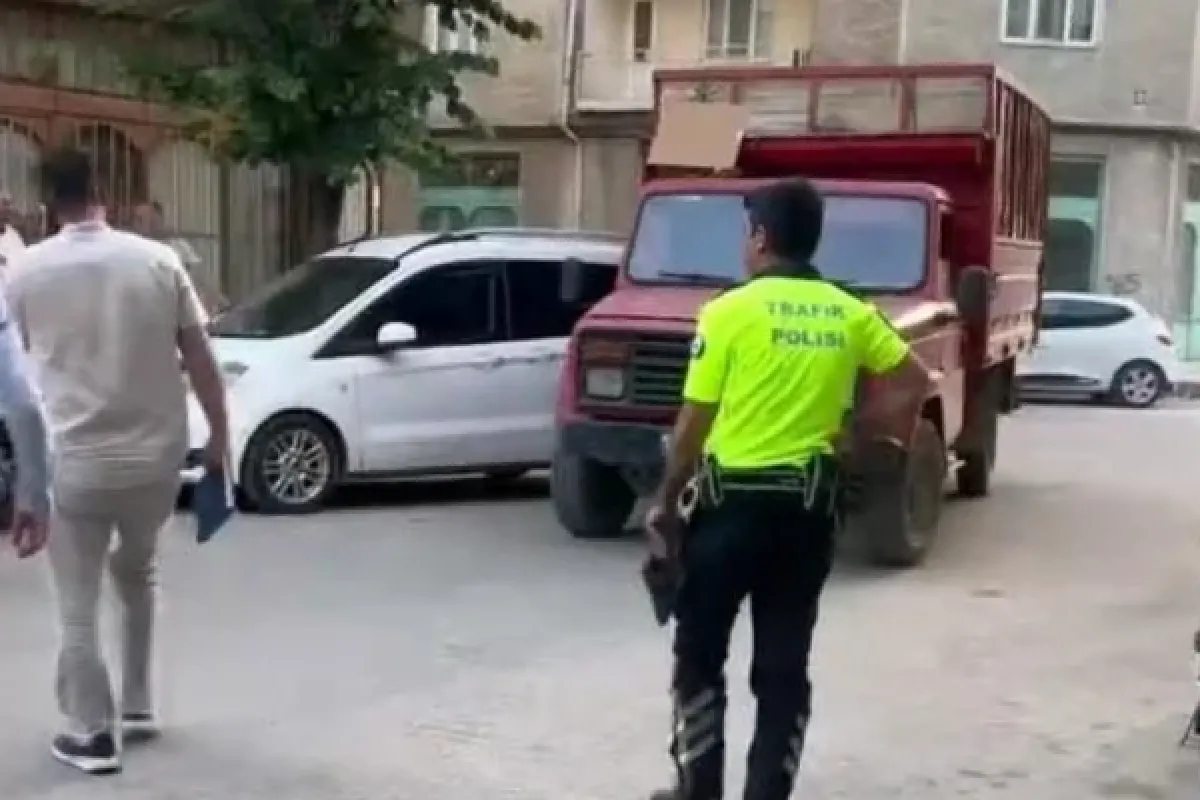Çaldığı araçla kaza yaptı