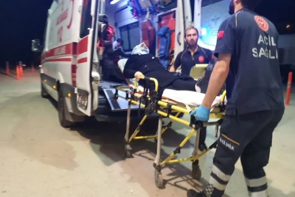 İnegöl'de korkutan kaza