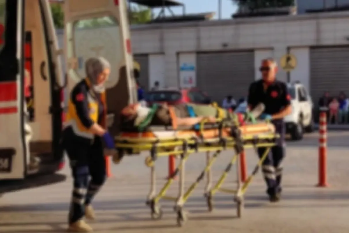 Vişne toplamak için çıktığı ağaçtan düştü