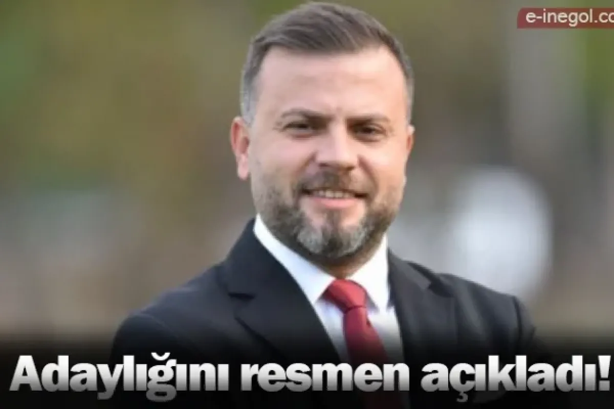 Adaylığını resmen açıkladı!