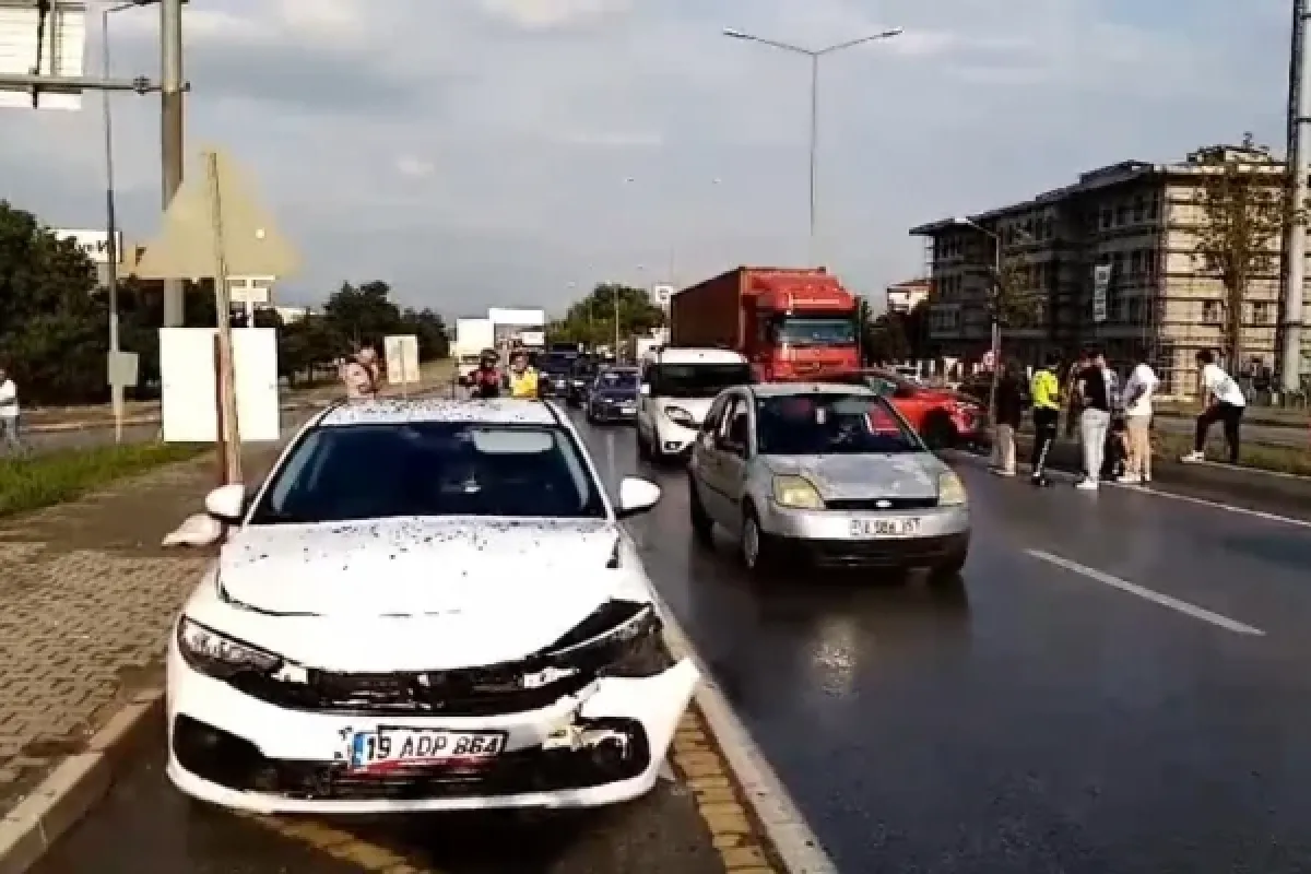 İnegöl'de zincirleme kaza
