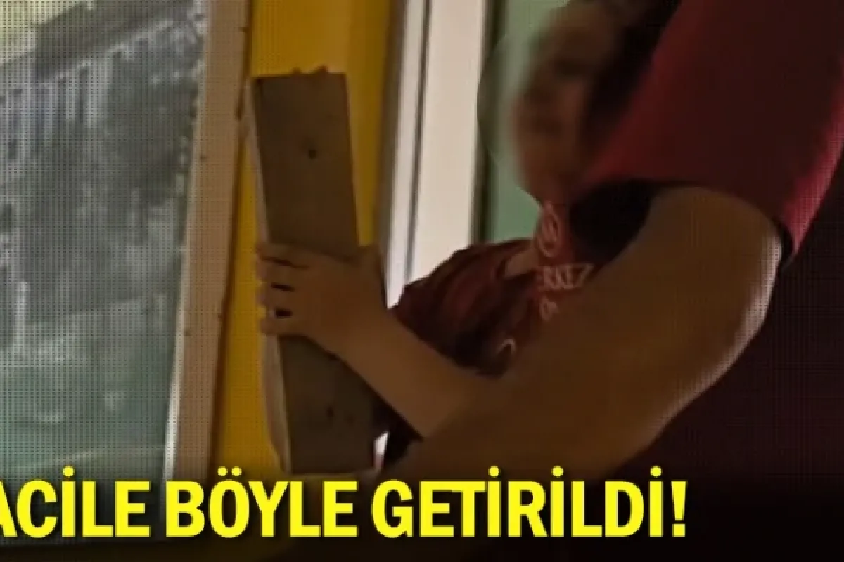 Acile böyle getirildi!