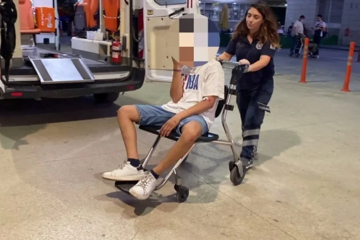 İnegöl'de hem yaralandı hem 45 bin lira ceza yedi