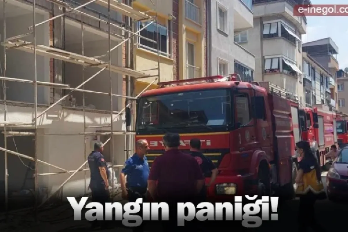 Yangın paniği!