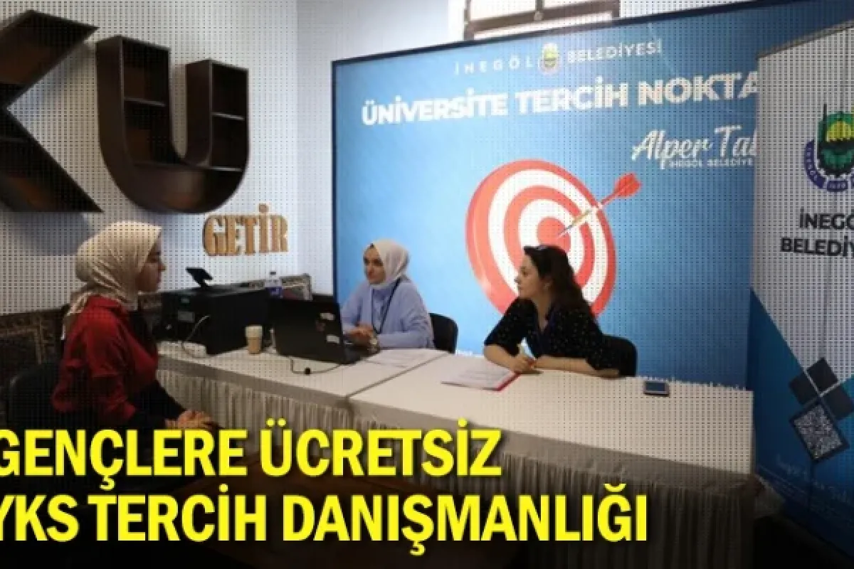 Gençlere ücretsiz YKS tercih danışmanlığı