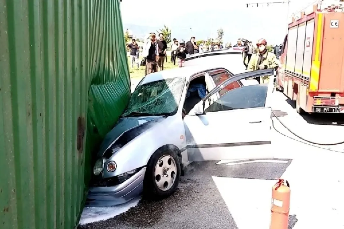 İnegöl'de feci kaza!