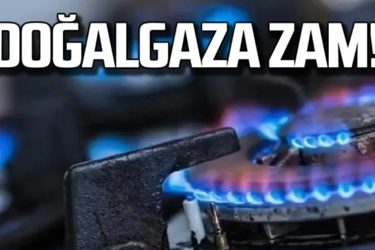 Doğalgaza zam!