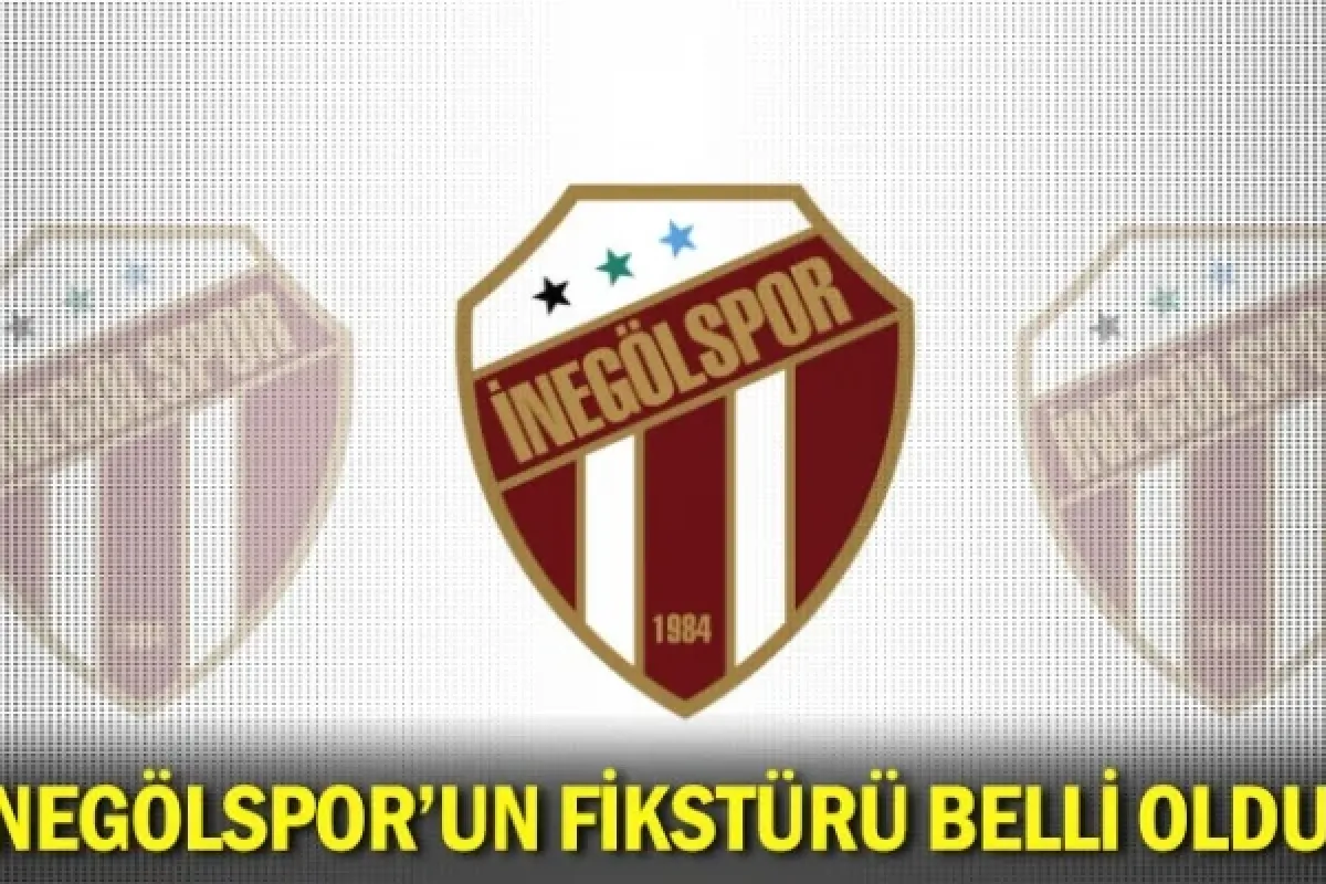 İnegölspor'un fikstürü belli oldu