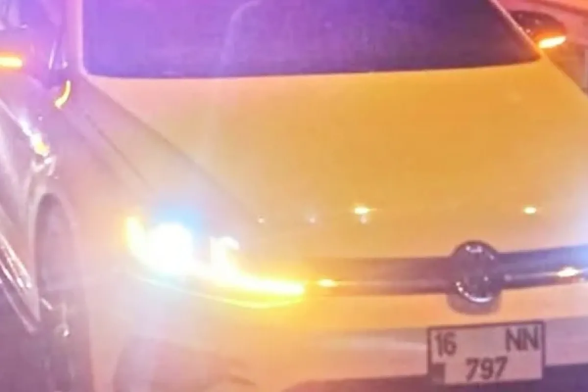 İnegöl'de yol çalışması nedeniyle kaza