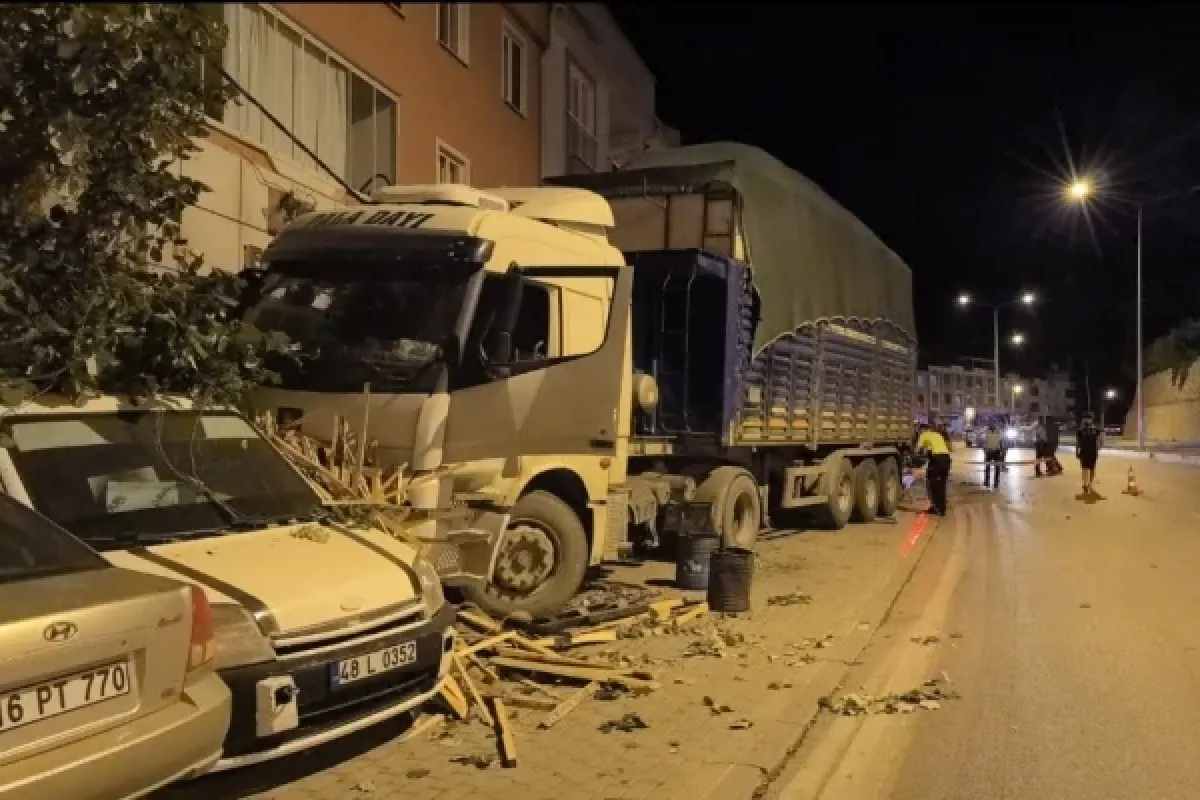 Freni boşalan tır...