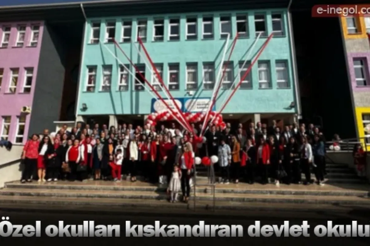 Özel okulları kıskandıran devlet okulu!